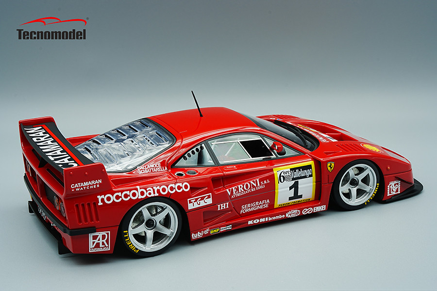 1/12 Tecnomodel Ferrari F40 LM 1996 6h Winner Vallelunga Gold Cup Driver: A. Schiattarella, L.Dalla Noce  Limited Edtion Car Model