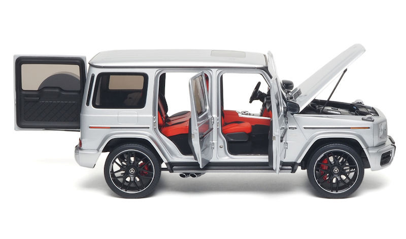 1/18 Almost Real 2019 Mercedes-Benz AMG G63 (W463) (Iridium Silver) Diecast Car Model