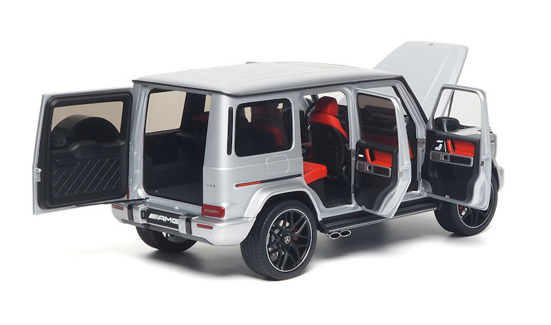 1/18 Almost Real 2019 Mercedes-Benz AMG G63 (W463) (Iridium Silver) Diecast Car Model