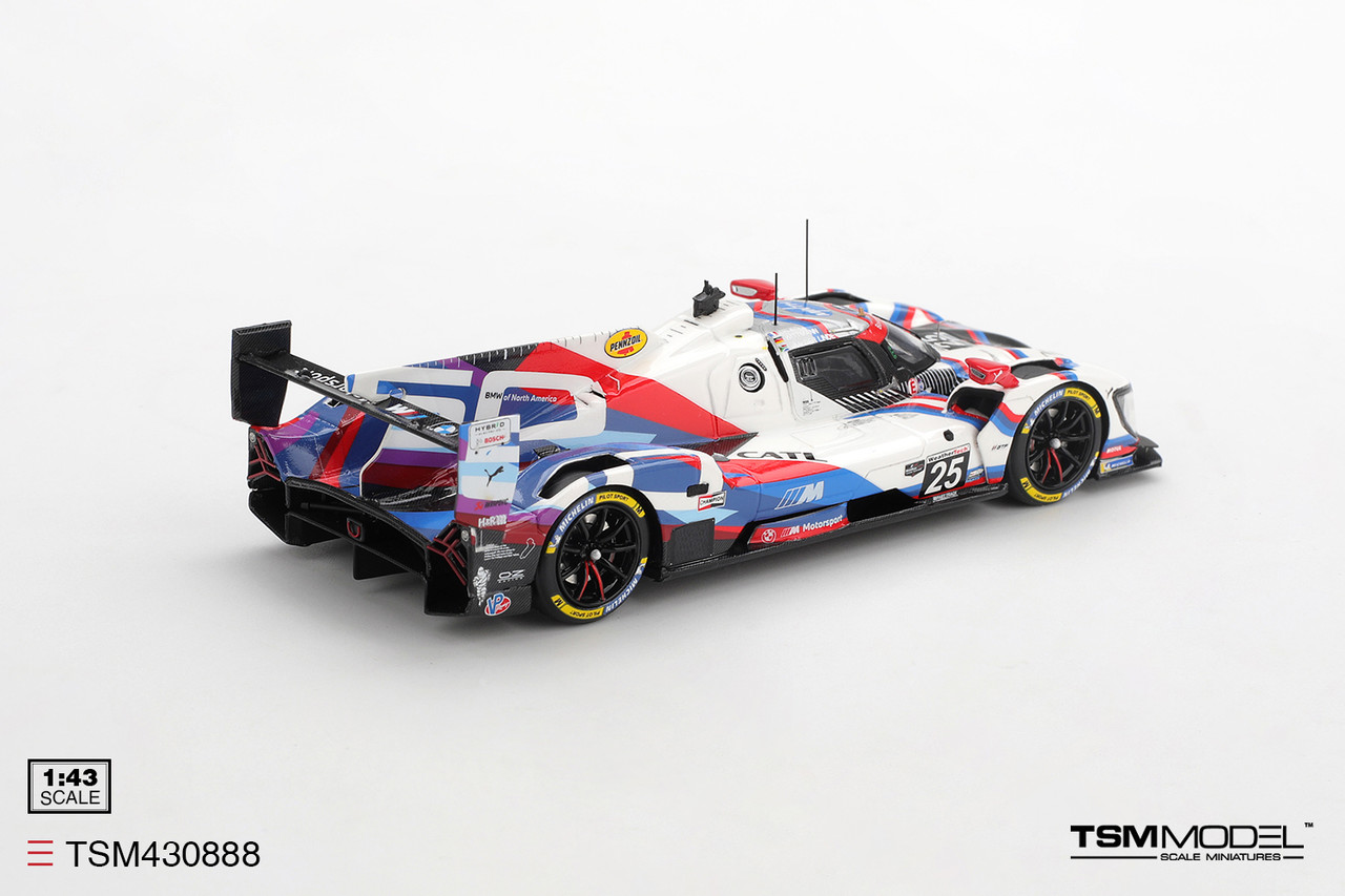 1/43 TSM BMW M Hybrid V8 #25 BMW M Team RLL 2025 IMSA Sebring 12 Hrs Car Model