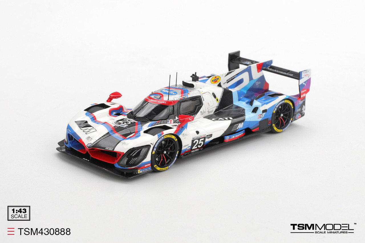 1/43 TSM BMW M Hybrid V8 #25 BMW M Team RLL 2025 IMSA Sebring 12 Hrs Car Model
