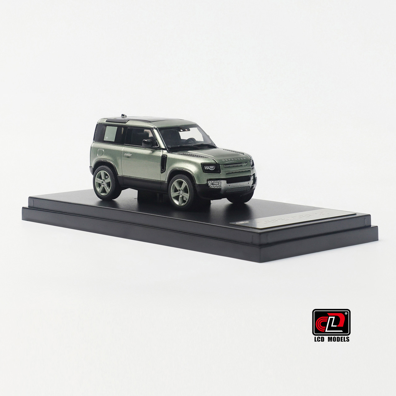 1/64 LCD Land Rover Defender 90 (Green) Diecast Car Model