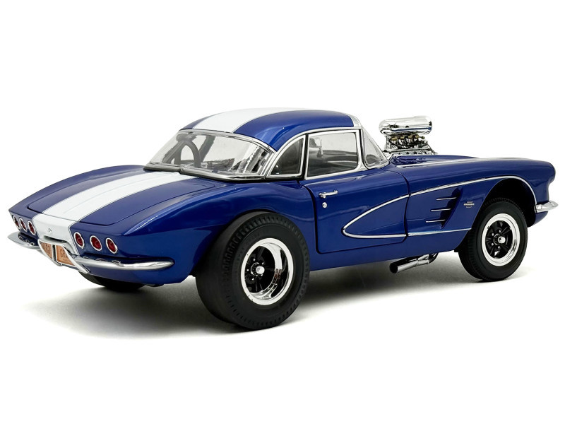 1/18 ACME 1961 Chevrolet Corvette Grand Sport Gasser Diecast Car Model Limited 214 Pieces