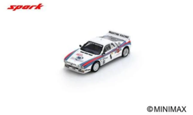 1/43 Spark Lancia 037 Rally No.4 2nd Monte Carlo Rally 1983 A. Markku - K. Ilkka Car Model