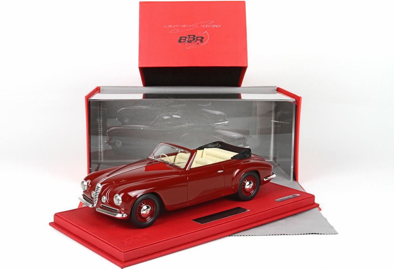 1/18 BBR Alfa Romeo 6C 2500 GT “Touring” Villa d'Este (Red) Car Model Limited 50 Pieces