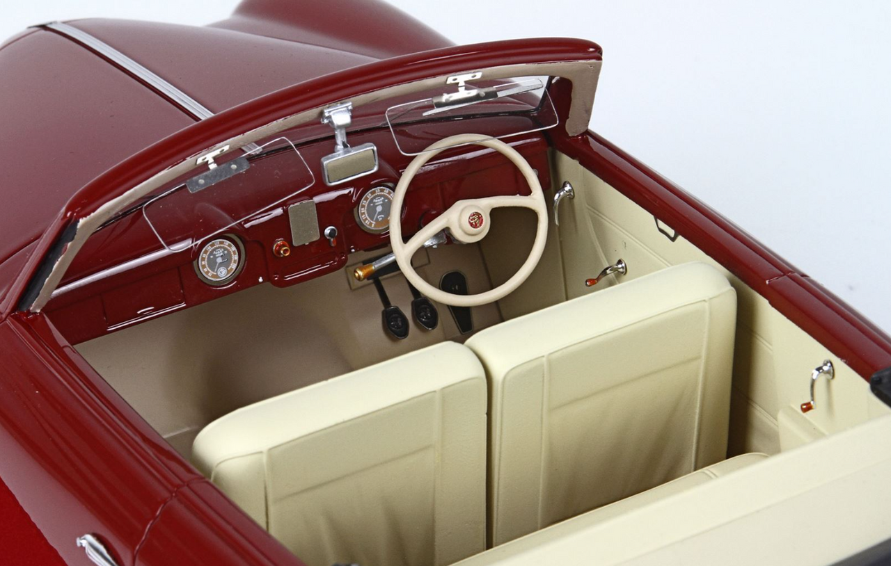 1/18 BBR Alfa Romeo 6C 2500 GT “Touring” Villa d'Este (Red) Car Model Limited 50 Pieces