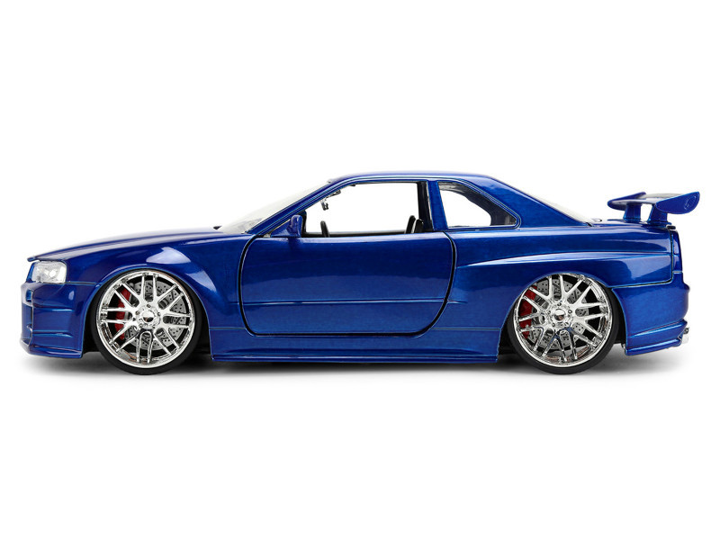 あまじん Brian's Nissan Skyline GT-R (R34) RHD (Right Hand Drive) Blue