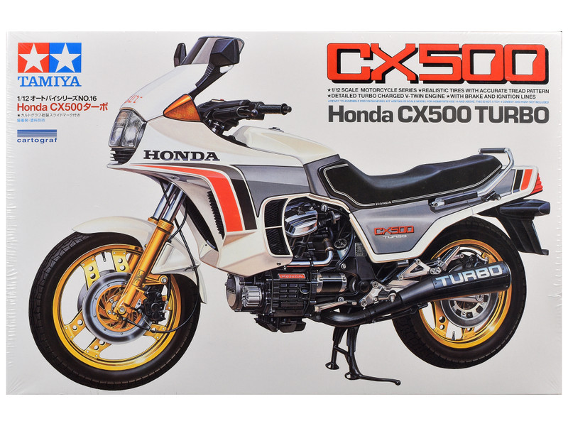 Honda CX500 TURBO バイク 模型 Model Kit Honda CX500 Turbo Motorcycle 1/12 Scale Model by Tamiya