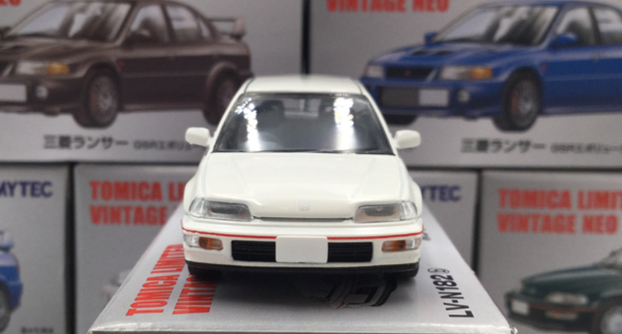 1/64 TOMYTEC Honda Civic SiRII (White) Diecast Car Model