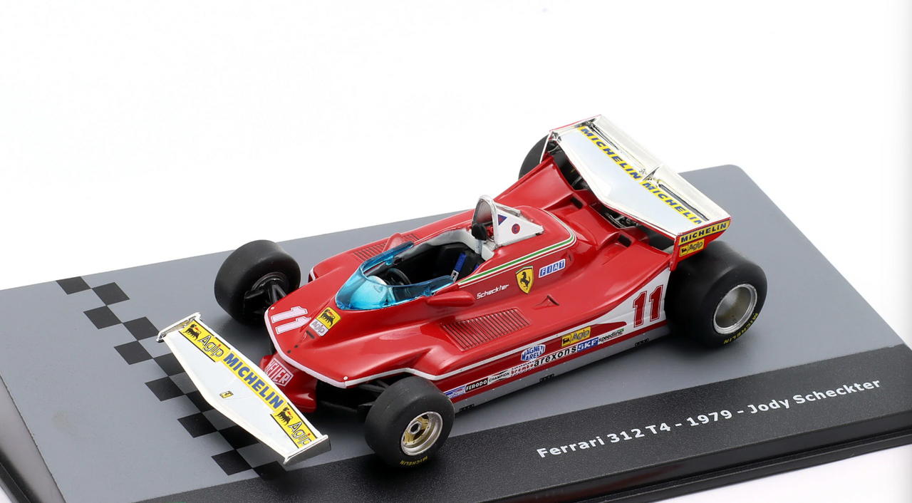 1/43 Altaya 1979 Formula 1 Jody Scheckter Ferrari 312T4 #11 Formula 1 World Champion Car Model