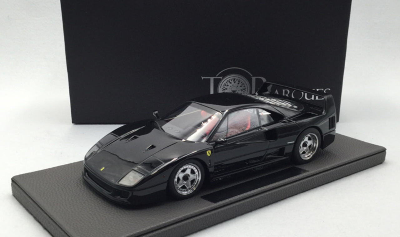 1/18 Top Marques Ferrari F40 (Black) Car Model Limited - LIVECARMODEL.com