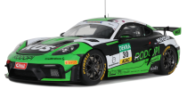 1/18 OTTO 2023 Porsche Cayman 718 GT3 RS Clubsport #30 ADAC GT4 (Black & Green) Car Model