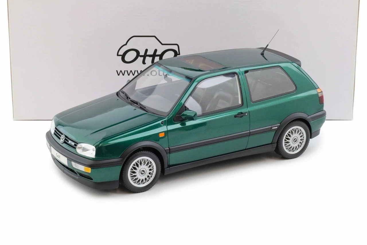 1/12 OTTO 1992 Volkswagen Golf III VR6 (Carat Dargon Green) Car Model