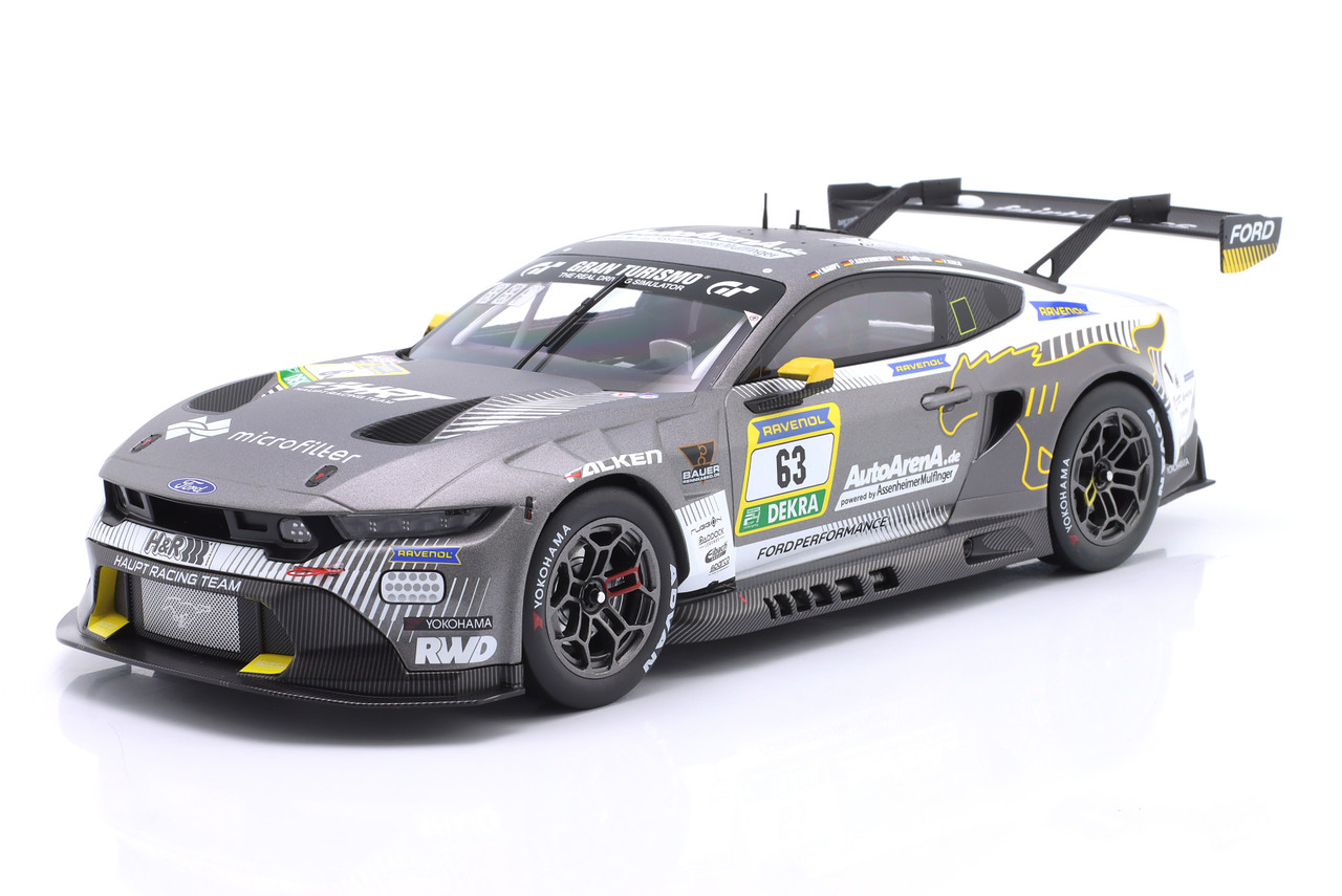 1/18 Ixo 2025 Ford Mustang GT3 #63 24h Nürburgring HRT Ford