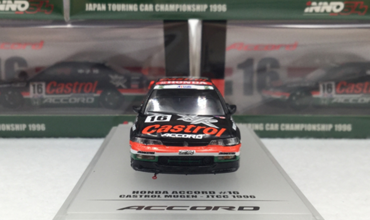 1/64 INNO64 Honda Accord #16 MUGEN CASTROL JTCC 1996 Car Model