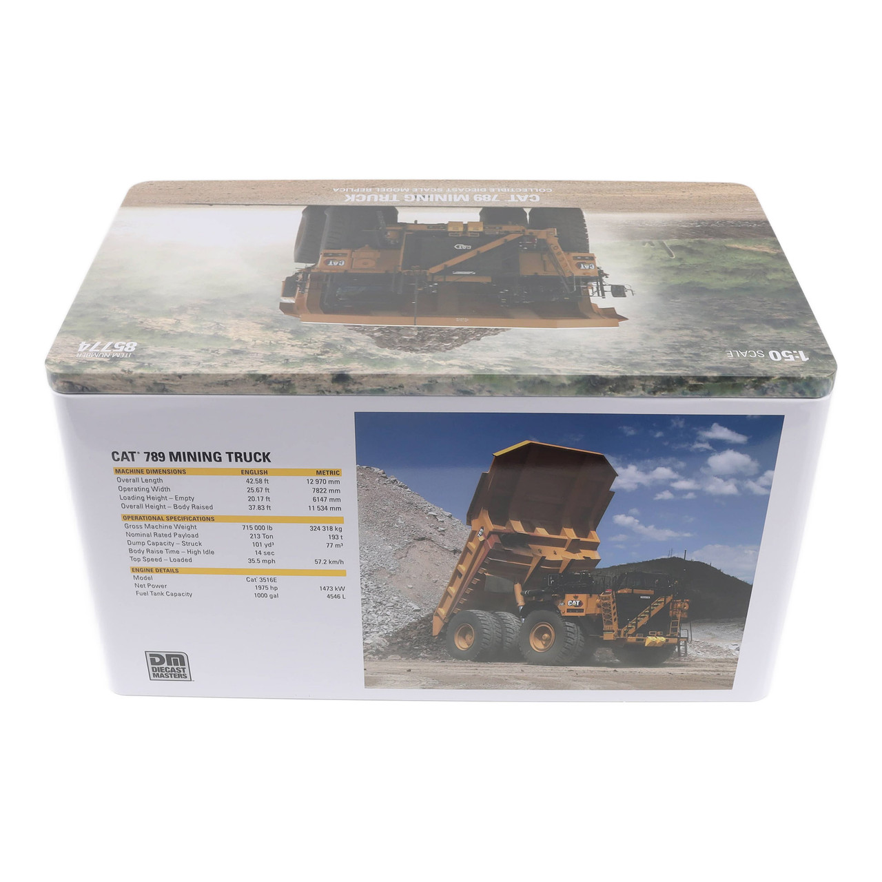 1/50 Diecast Masters CAT 789 Mining Truck Diecast Model