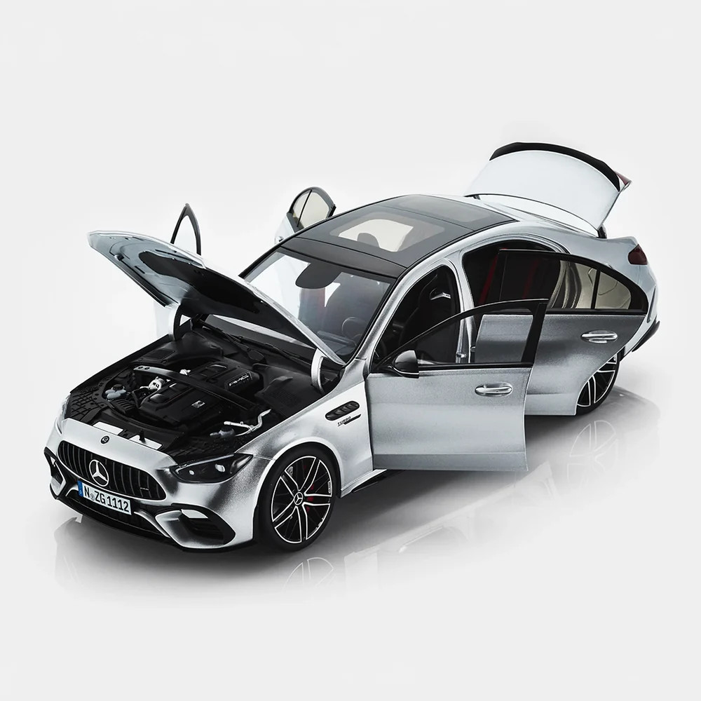 1/18 NZG Mercedes-AMG C 63 S E Performance (Hightech Silver