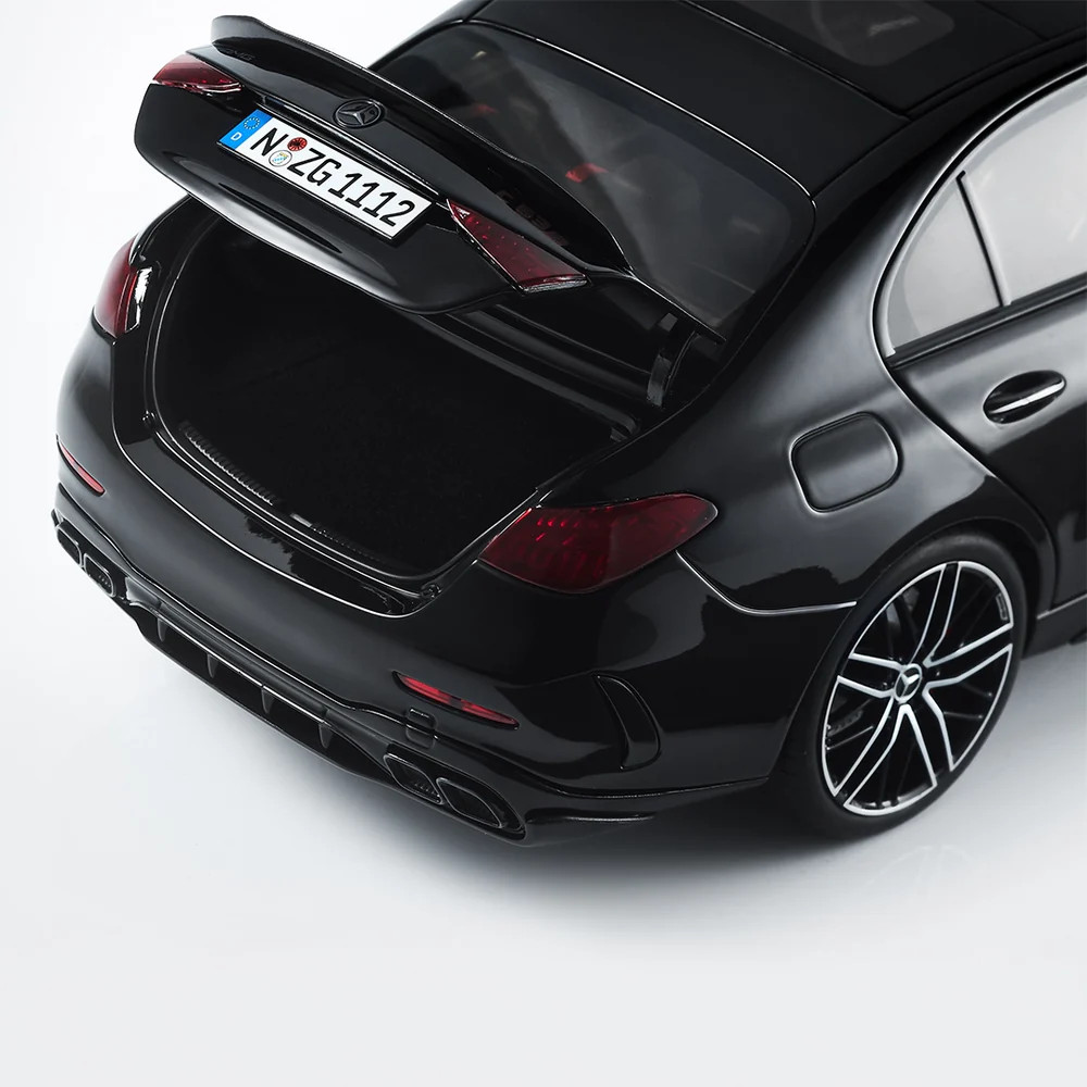 1/18 NZG Mercedes-AMG C 63 S E Performance (Obsidian Black) Diecast Car Model