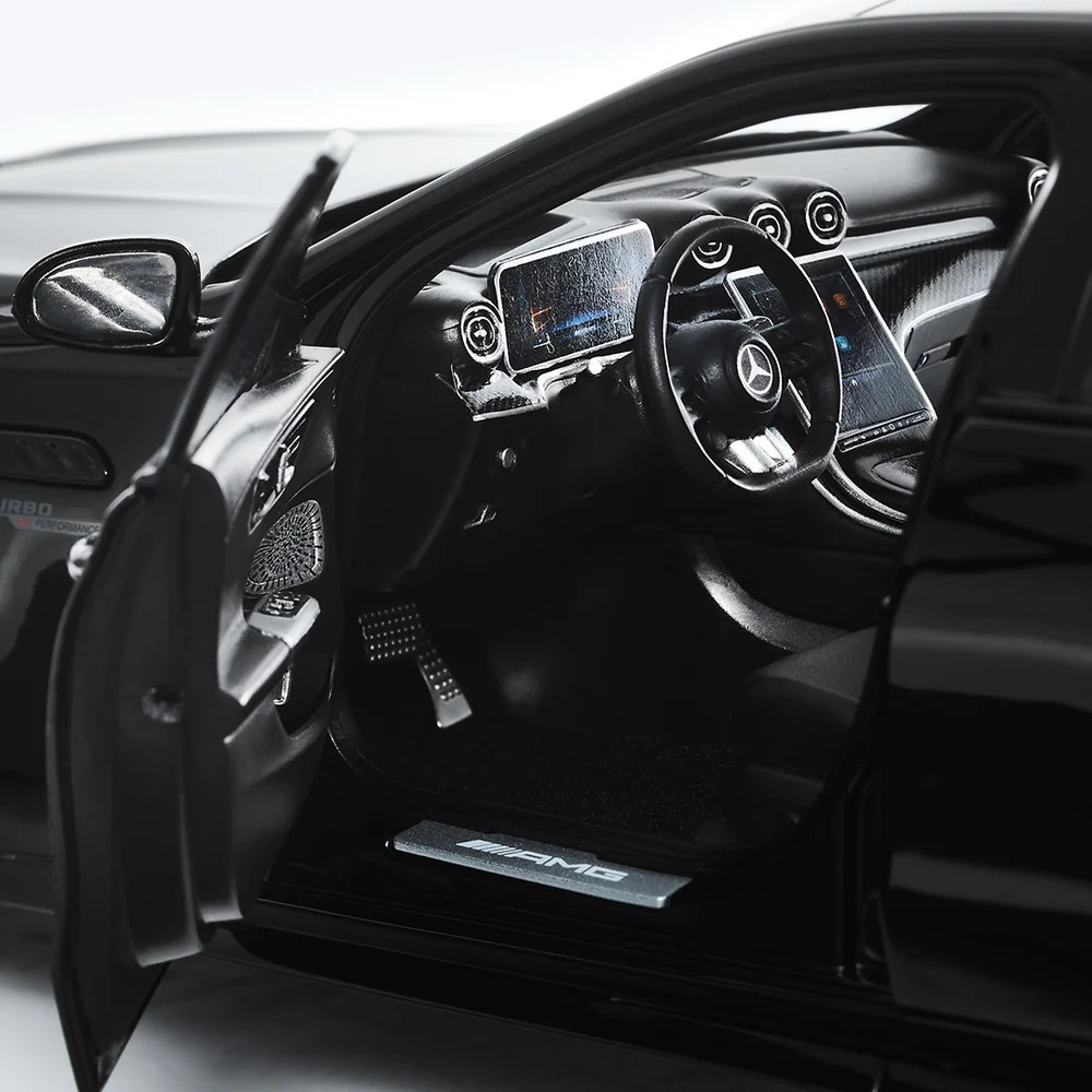 1/18 NZG Mercedes-AMG C 63 S E Performance (Obsidian Black) Diecast Car Model