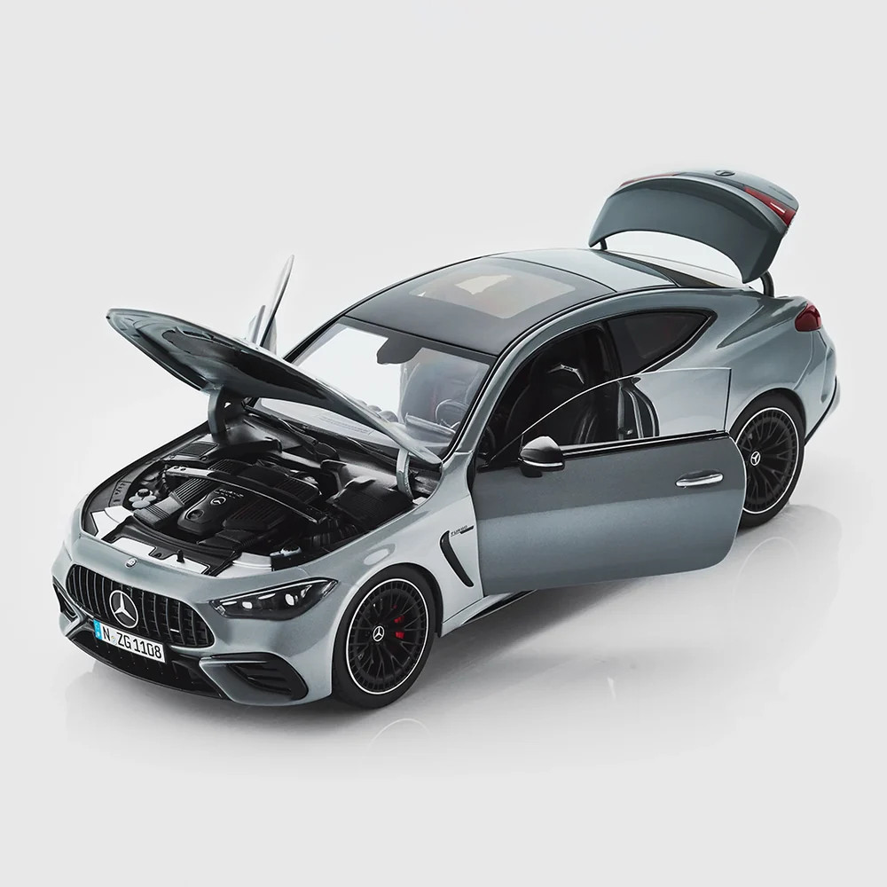 1/18 メルセデスベンツAMG カスタム 1/18 NZG Mercedes-AMG CLE 53 Coupe (Alpin Grey) Diecast Car Model