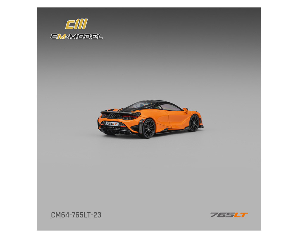 1/64 CM Model McLaren 765LT (Papaya Orange) Diecast Car Model