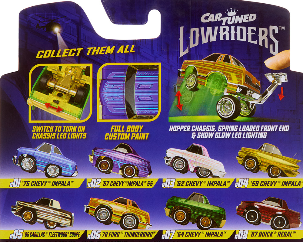 1/64 CarTuned 8-Car Set Lowriders SHOW GLOW Series 3 Assortment of