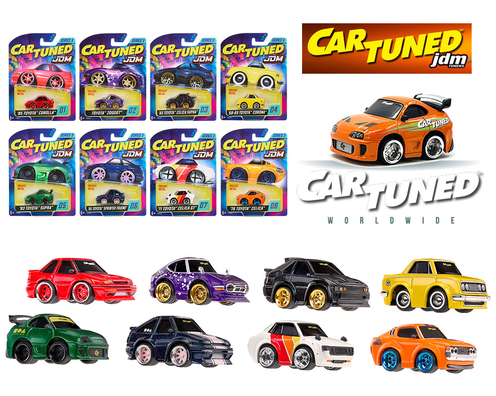 1/64 CarTuned 8-Car Set JDM Tuners Series 5 Assortment
