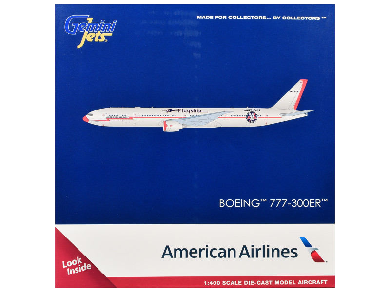 航空機・ヘリコプター American Airlines Boeing 777-300ER 1/400 Boeing 777-300ER Commercial Aircraft 
