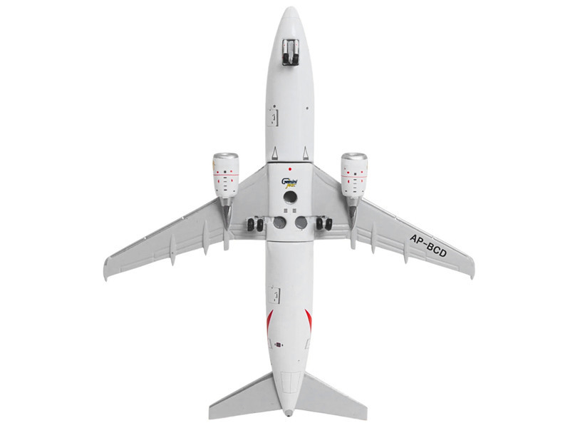 Boeing 737-300 Commercial Aircraft "Emirates Airlines" (AP-BCD) White with Striped Tail 1/400 Diecast Model by GeminiJets