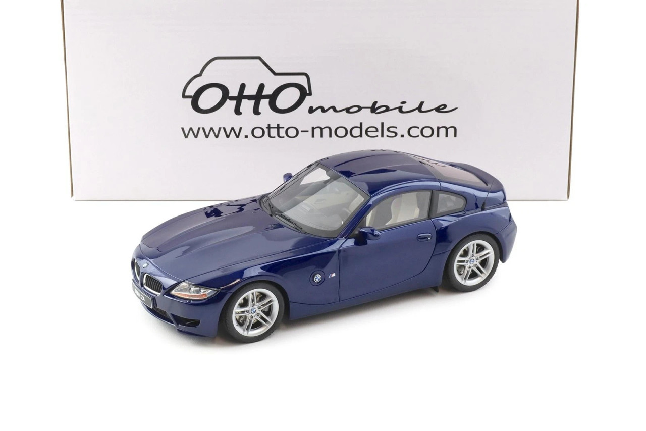 1/18 OTTO 2006 BMW Z4 M Coupe (Interlagos Blue Metallic) Car Model