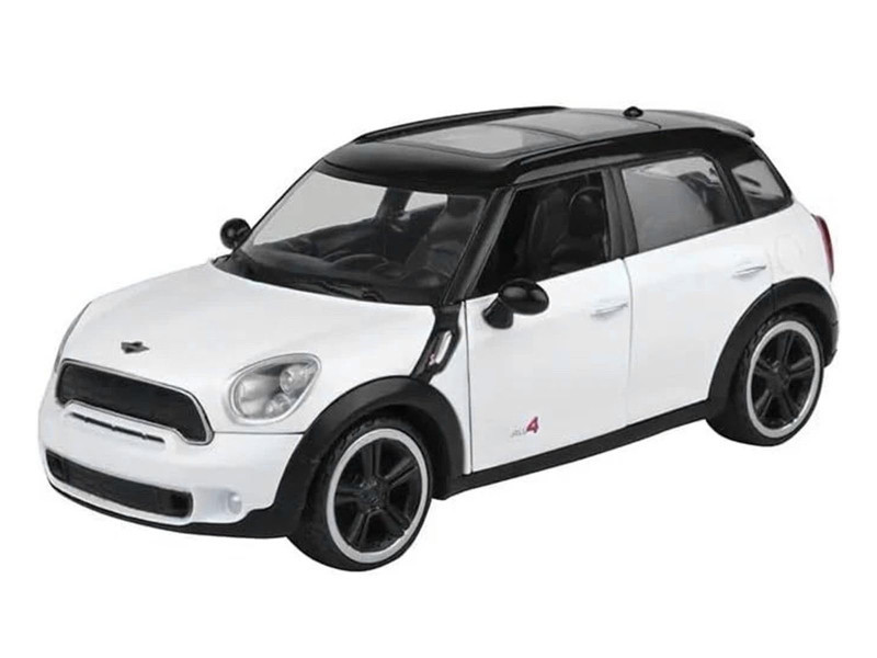 Mini Cooper S Countryman White 1/24 Diecast Car Model by Motormax