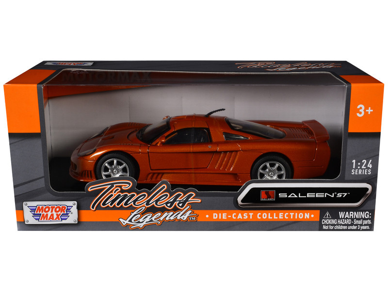 Saleen S7 Copper 1/24 Diecast Model Car by Motormax