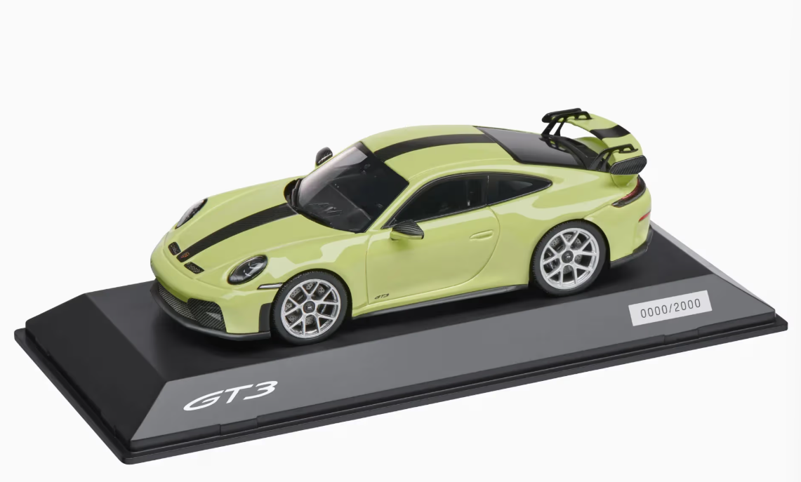 1/43 Dealer Edition 2025 Porsche 911 GT3 (992.2) (Cartagena Yellow Metallic) Car Model