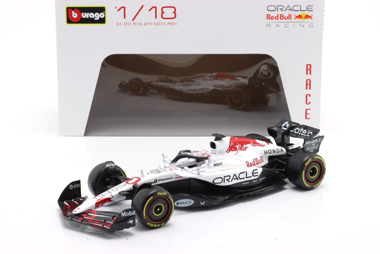 1/18 BBurago 2025 Formula 1 Max Verstappen Red Bull RB21 #1 Winner