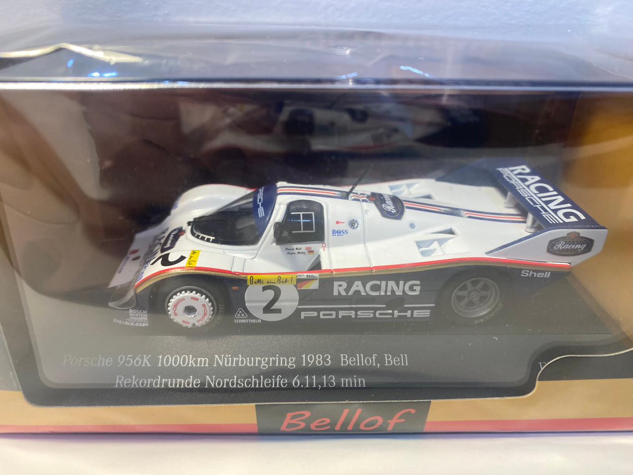 1/43 CMR 1983 Porsche 956K 1000km Nurburgring #2 Bellof, Bell Rekordrunde Nordschleife 6.11,13 Min Diecast Car Model