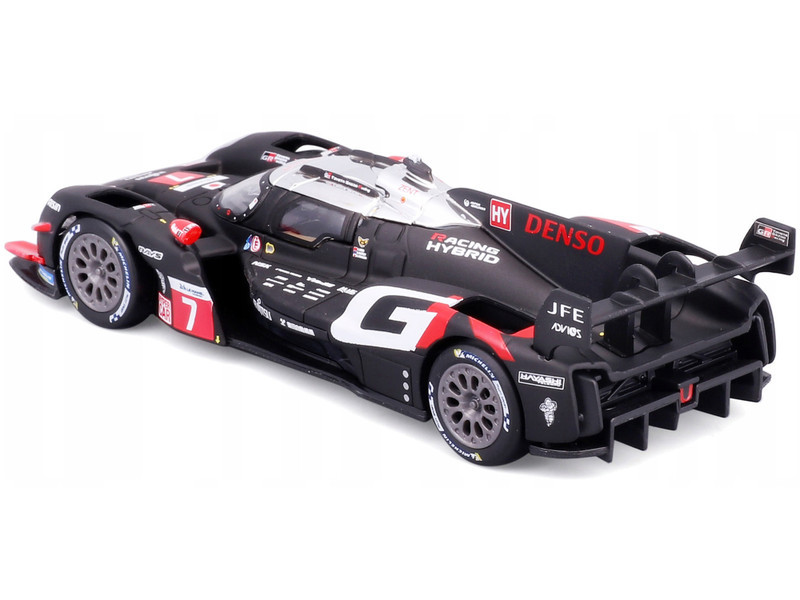 1/43 BBurago 2024 Toyota GR010 Hybrid #7 2nd 24h LeMans Toyota Gazoo Racing José Maria Lopez, Kamui Kobayashi, Nyck de Vries Car Model
