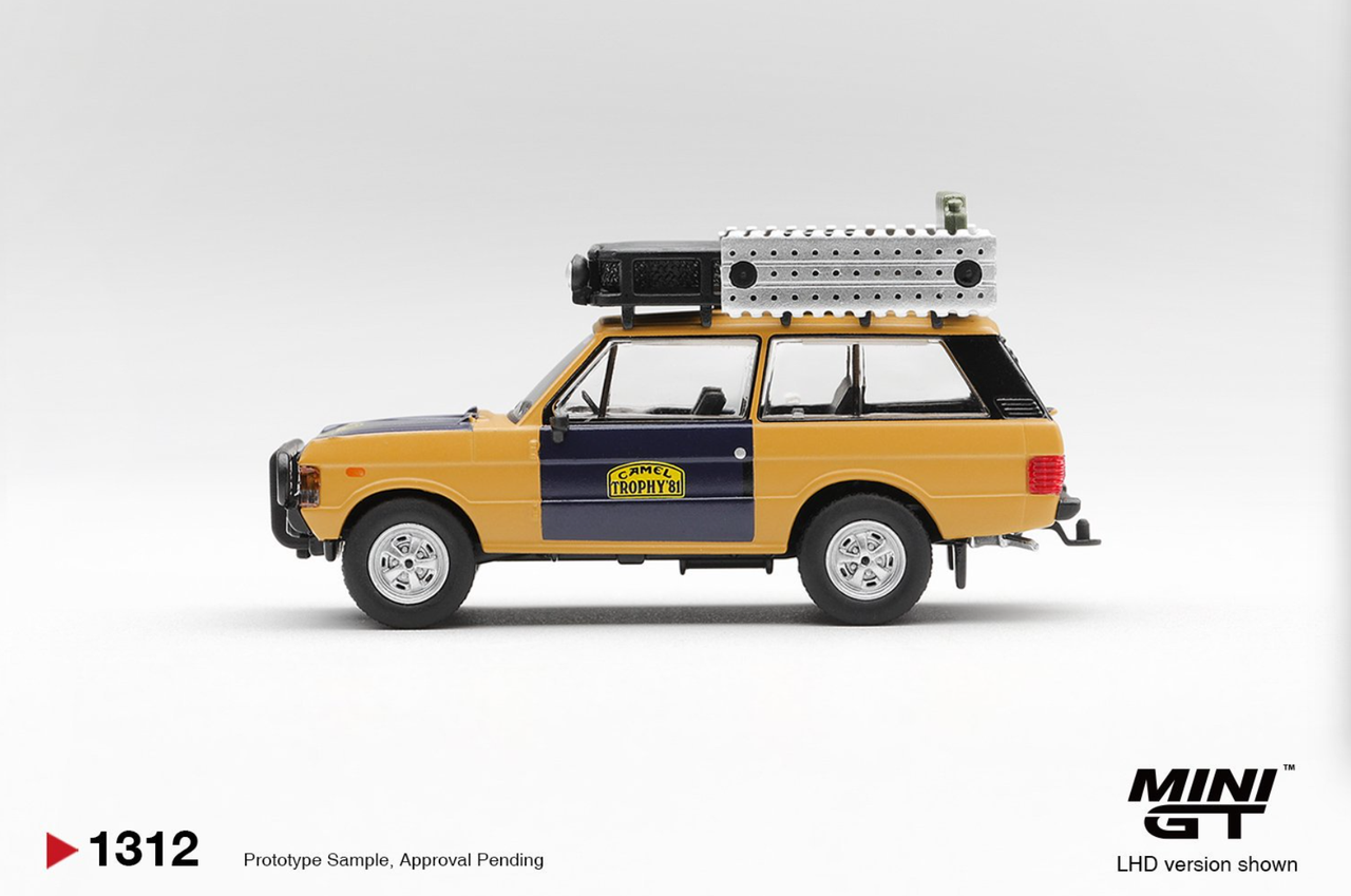 1/64 Mini GT 1981 Land Rover Range Rover Camel Trophy Sumatra H.Fischer & W.Bays Diecast Car Model