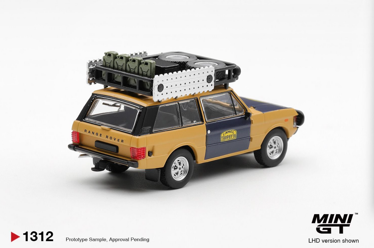 1/64 Mini GT 1981 Land Rover Range Rover Camel Trophy Sumatra H.Fischer & W.Bays Diecast Car Model