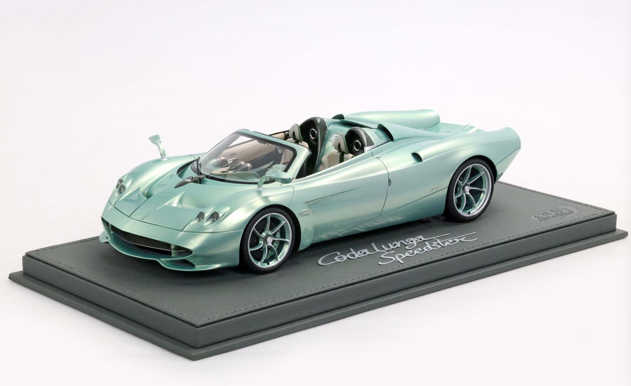 1/18 BBR Pagani Huayra Codalunga Speedster (Green) Car Model