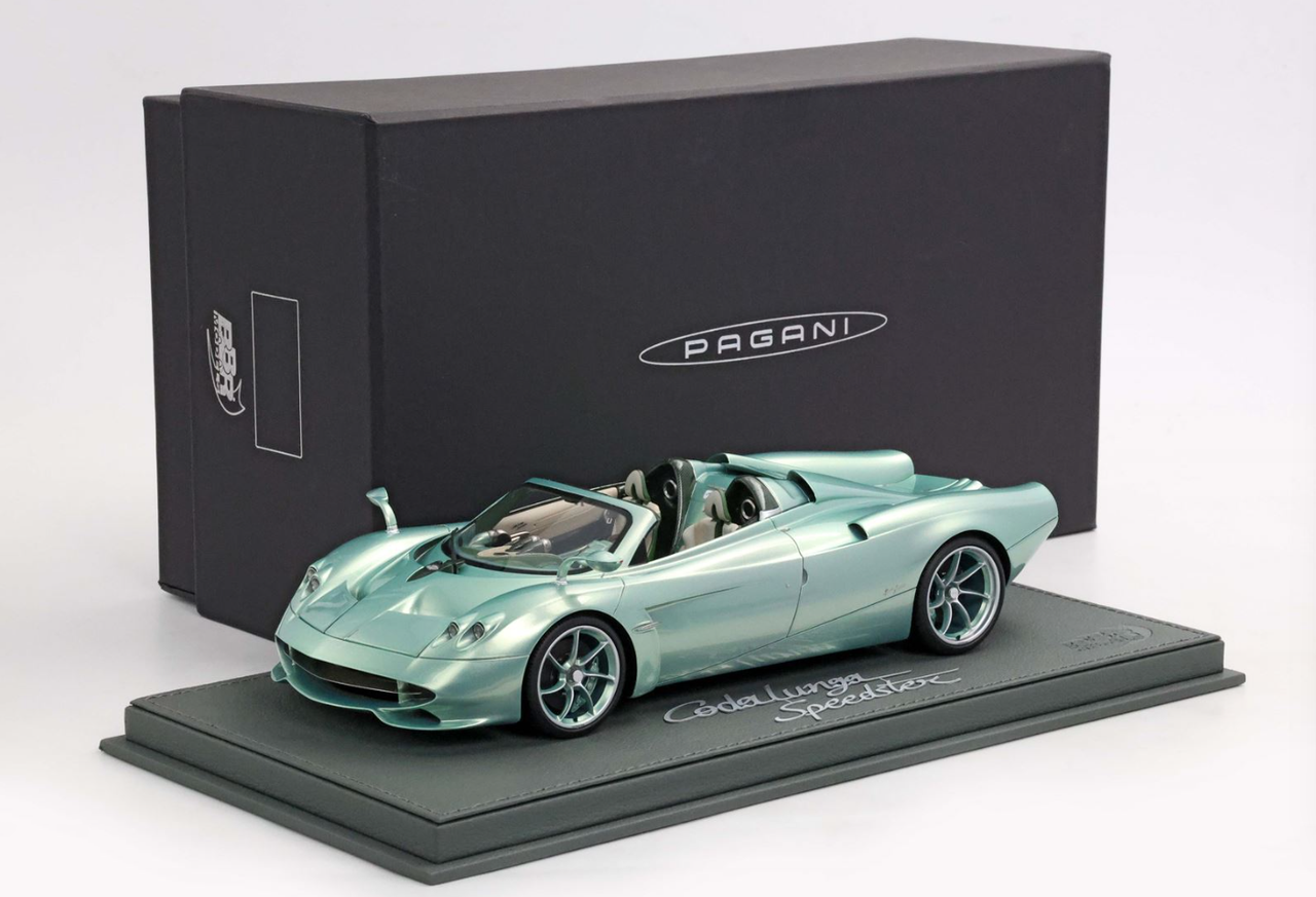 1/18 BBR Pagani Huayra Codalunga Speedster (Green) Car Model