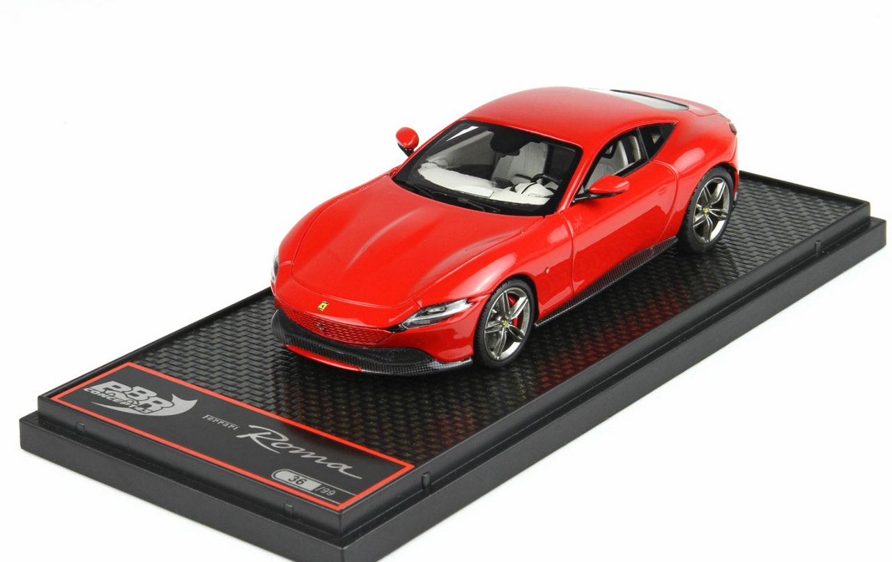 1/43 BBR Ferrari Roma (Rosso Corsa 322 Red) Car Model Limited 99 Pieces