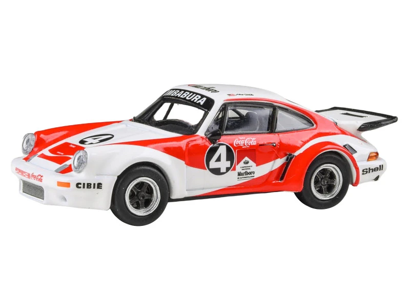 1/64 Paragon 1975 Porsche 911 Carrera RSR 3.0 Equador Fernando Madera Diecast Car Model