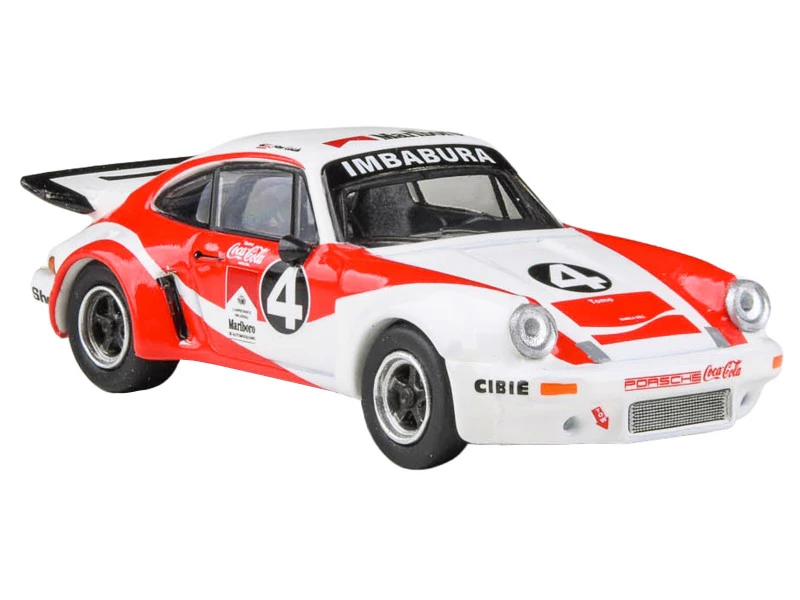 1/64 Paragon 1975 Porsche 911 Carrera RSR 3.0 Equador Fernando Madera Diecast Car Model