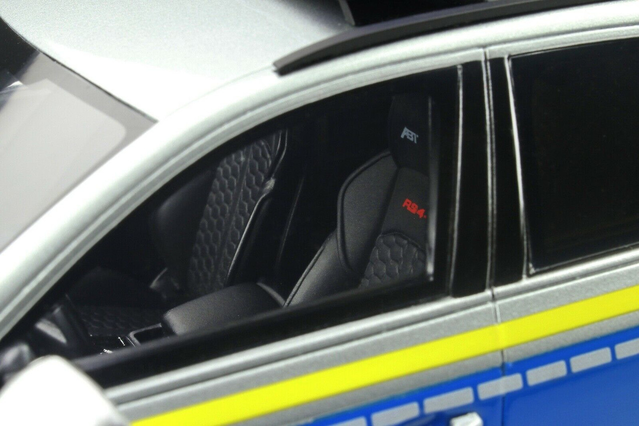 1/18 GT Spirit GTSpirit 2020 Audi RS4 ABT RS4-R AVANT - POLIZIE Police Car Resin Car Model