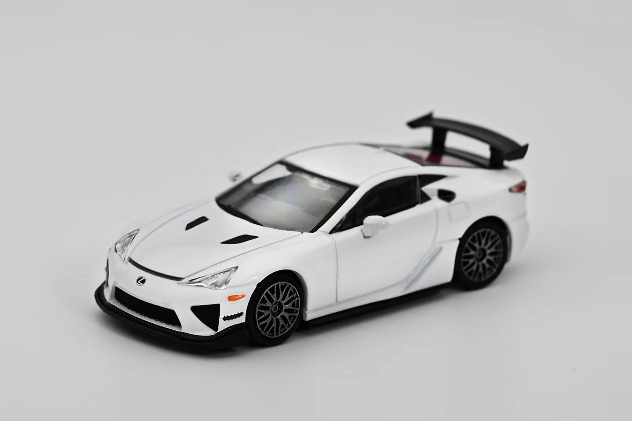 LFAプラモデル 1/64 DCT Lexus LFA Nürburgring Edition (White) Diecast Car Model
