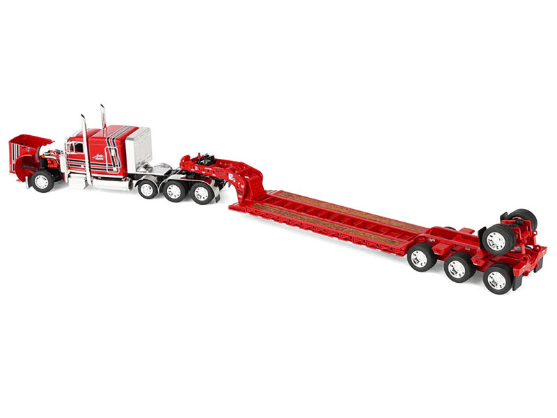 1/64 First Gear Peterbilt Model 379 Anty Trucking & Rigging with 63” Flat Top Sleeper & Fontaine MagnitudeTM Lowboy Trailer with Fliptail Diecast Model