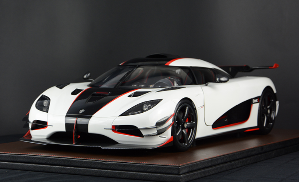1 8 Fa Frontiart Koenigsegg One 1 White Fully Open Diecast Car Model Limited Livecarmodel Com
