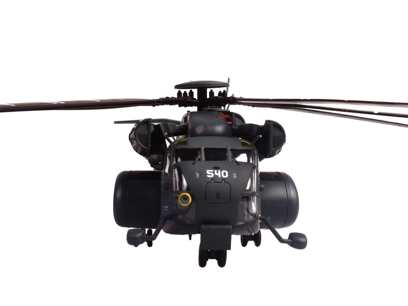 Sikorsky MH-53E Sea Dragon Helicopter "United States Navy Vanguard Tail Number 540" Dark Gray 1/72 Diecast Model by Panzerkampf