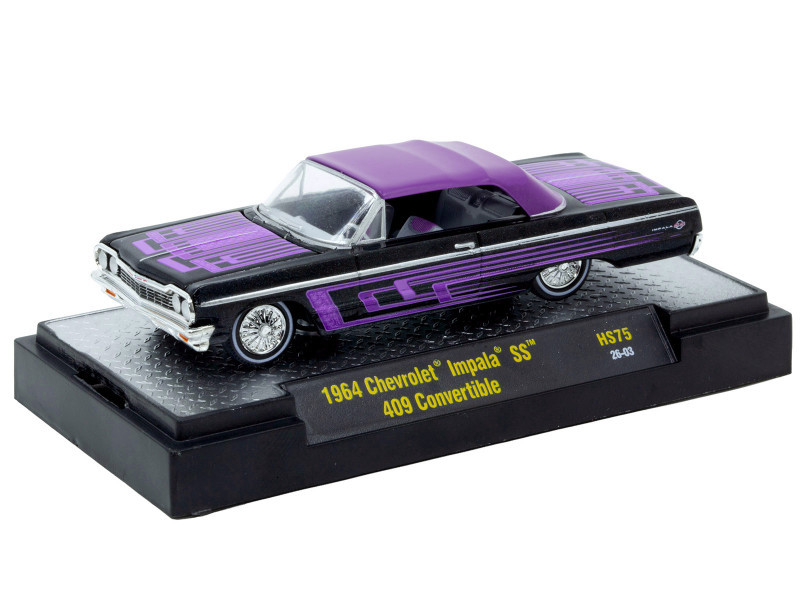 1964 Chevrolet Impala SS 409 Convertible Black Metallic with