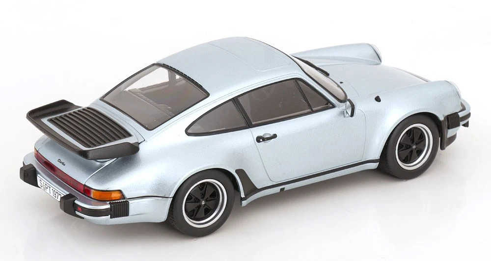 1/18 KK-Scale 1977 Porsche 911 (930) Turbo 3.3 Coupe (Silver) Diecast Car Model